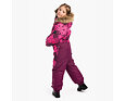 Dětská zimní kombinéza Huppa Wille 2 burgundy pattern / burgundy 2