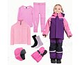 Dětský zimní outfit Didriksons Bjärven - sweet pink 2