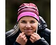 Sportovní čepice Bosa Active Lines violet s otvorem na culík, cop 3