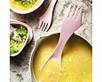 Velký cestovní příbor Light my fire Swedish Spork medium 2-pack sagegreen/cream