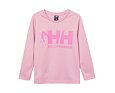 Dětské funkční UV tričko Helly Hansen K Tech Graphic LS top dlouhý rukáv - pink lavender 4