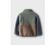 Dětská fleecová mikina Name It Sherpa - chinois green 2