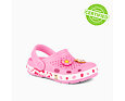 Dětské sandály Coqui Lindo dk. pink / white SB Sandy + amulety
