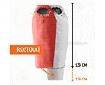 Dětský rostoucí spací pytel Deuter Starlight currant-slateblue do 170 cm