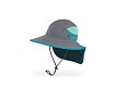 Dětský UV klobouk Sunday Afternoon Ultra Adventure Hat - Cinder / Blue Mountain sbalitelný