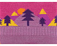 Dětské funkční ponožky s merinem Darn Tough Quest Quarter Lightweight With Cushion- violet 2