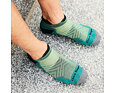 Kotníkové funkční ponožky s merinem Darn tough Run No Show Tab Ultra-Lightweight With Cushion - teal 3