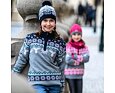 Dětská pletená čepice merino Windstopper Kama BW20 