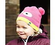 Dětská zimní čepice Color Kids, TIMBON, bright rose