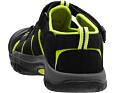 Dětské sandály KEEN Newport H2 black/lime green 3