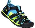 Dětské sandály KEEN Seacamp II CNX - black/brilliant blue 7