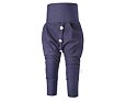 Dětské tepláky harémky s knoflíky Little Angel Jeans tm.modrá