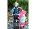 Dětská pláštěnka Playshoes s fleecem navy 4