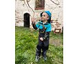 Dětské softshellové kalhoty Fantom do nápletu outdoor šedo černé jaro 4
