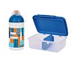 SET ZDRAVÁ LAHEV A ZDRAVÁ SVÁČA svačinový box a lahev 0,5l Kostičky 3