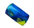 Funkční čelenka dvouvrstvá Drexiss Shapes colours blue - nezateplená