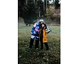 Juniorská zimní bunda Huppa David parka autumn gold 10