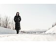 Dámský péřový kabát SKHOOP Hella Down dlouhý black
