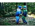 Dětská softshellová bunda Wamu Mozaika - zelená  5