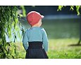 Dětská UV kšiltovka Little Angel Outlast® tenká - skořicová 5