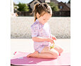Dětské neoprénové UV body s krátkým rukávem Splash About Lilac Spring 3