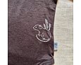 Dětské rostoucí merino body Tarua dlouhý rukáv - kakaové s myškou 4