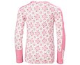 Juniorské termoprádlo Helly Hansen JR Graphic Lifa Merino set - sugar pink snowflake aop 6