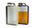 Odolná průhledná placatka GSI Outdoors Boulder Flask 177 ml - sand 2