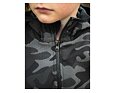 Dětská softshellová bunda Fantom dvoubarevný černá s reflexním potiskem maskáč 4