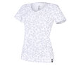Dámské UV tričko BARIDI wear Outlast® KR tenké Černé kytičky - bílé
