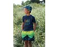 Chlapecké UV kraťasy Playshoes Surf 2 Dětské UV tričko Playshoes Surf - krátký rukáv Dětský UV klobouk Playshoes Surf oboustranný