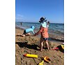 Dětská UV čepice SplashAbout pirát s kšiltem Up in the Air 6 Dětské plenkové plavky Playshoes s UV Velryba Dětské UV tričko Playshoes Dinosauři ocher - dlouhý rukáv