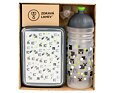 SET ZDRAVÁ LAHEV A ZDRAVÁ SVÁČA svačinový box a lahev 0,7l Pixel head 2