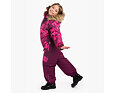 Dětská zimní kombinéza Huppa Wille 2 burgundy pattern / burgundy 3