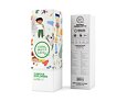 Krabička dětské termolahve Cool Bottles Kids z kolekce Curious Explorers s barevnými ilustracemi dětí a zvířat na jedné straně a technickými informacemi o produktu na druhé straně.