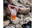 Průhledný kelímek s víčkem Light my fire Tumbler with snap lid short transparent 250 ml