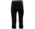 Pánské fuknční 3/4 legíny s merinem Helly Hansen Lifa merino midweight - black 5
