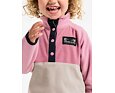 Dětská fleecová mikina Didriksons Monte half bu - heather pink 4