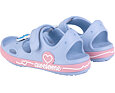 Dětské sandály Coqui Yogi lt. elemental blue / fondant pink + amulet 3