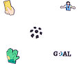 Set amuletů Coqui Amuletz Football is my Sport LED 2