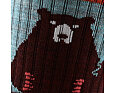 Funkční ponožky s merinem Darn Tough Bear Town Micro Crew Lightweight with Cushion - burgundy 2