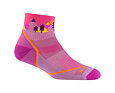 Dětské funkční ponožky s merinem Darn Tough Quest Quarter Lightweight With Cushion- violet