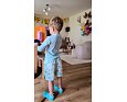 Dětské UV tričko Playshoes Surfbus mint green - dlouhý rukáv