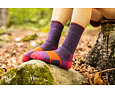 Funkční ponožky s merinem Darn Tough Hiker Boot Midweight with Full Cushion - plum heather 2