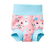 Dětské plenkové plavky Splash About Happy Nappy Zvířátka růžová