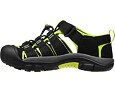 Dětské sandály KEEN Newport H2 black/lime green 4