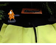 Dětské softshellové kalhoty Fantom do nápletu outdoor signální žluto černá