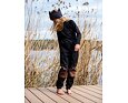  Dětské softshellové kalhoty Drexiss s úpletem black leopard 3