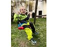 Dětské softshellové kalhoty Fantom do nápletu outdoor signální žluto černá 4