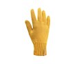 Pletené merino rukavice Kama R102 žlutá